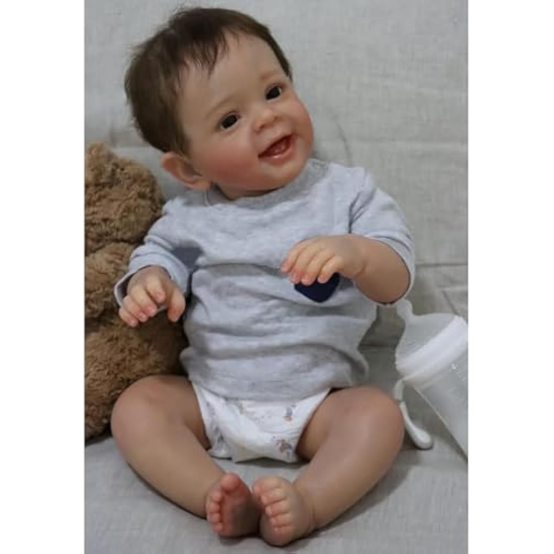 Jolof Store Reborn Baby Doll – 18 Inch Lifelike Silicone Vinyl Girl