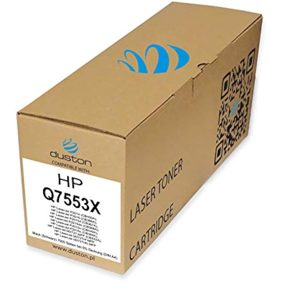 Duston Q7553X (53X) Black Toner for HP LaserJet M2727NF P2014 P2015