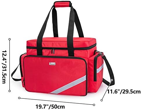 Trunab First Aid Bag – Professional EMT Trauma Bag with Dividers