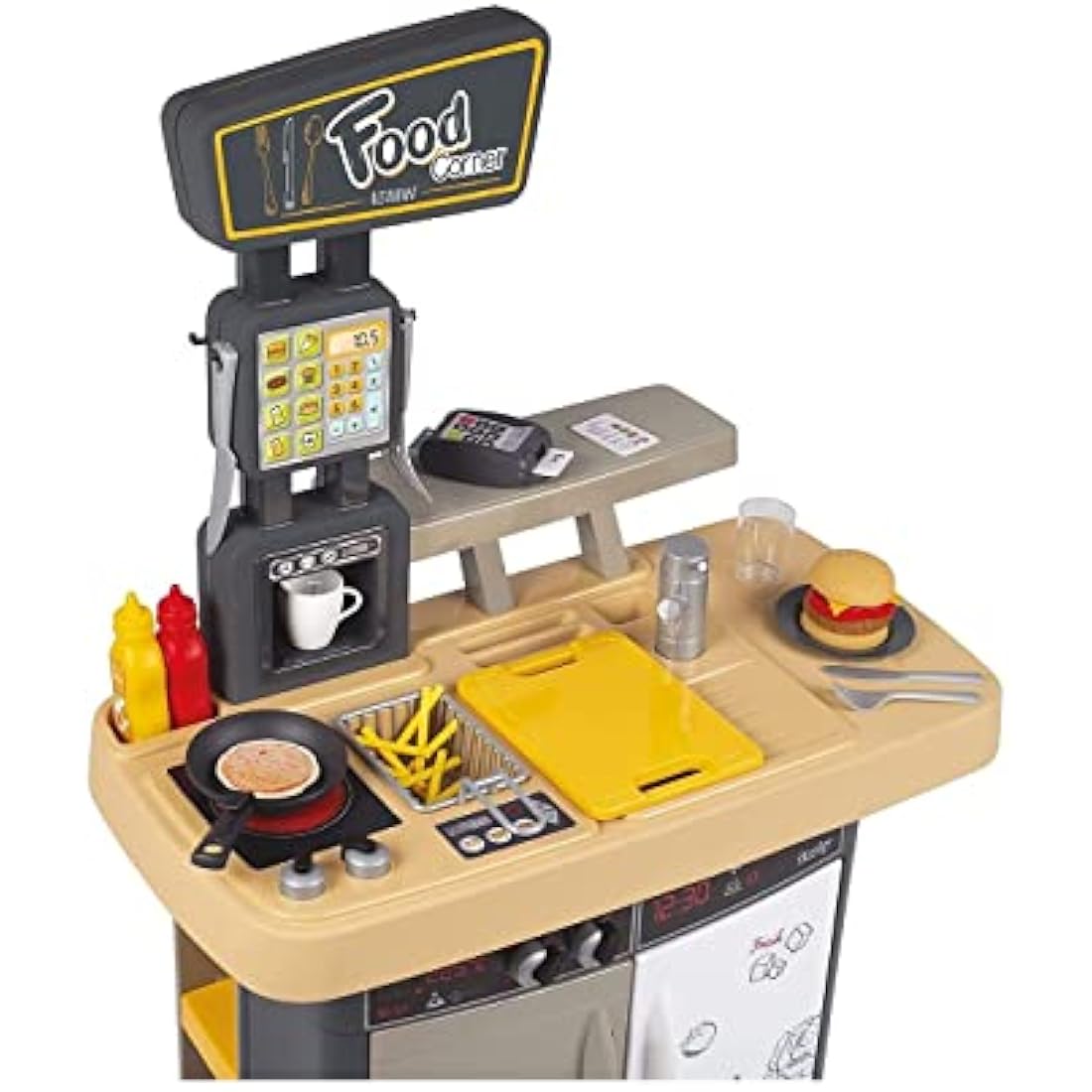Smoby Food Corner – Cuisine Restaurant Enfant avec 29 Accessoires