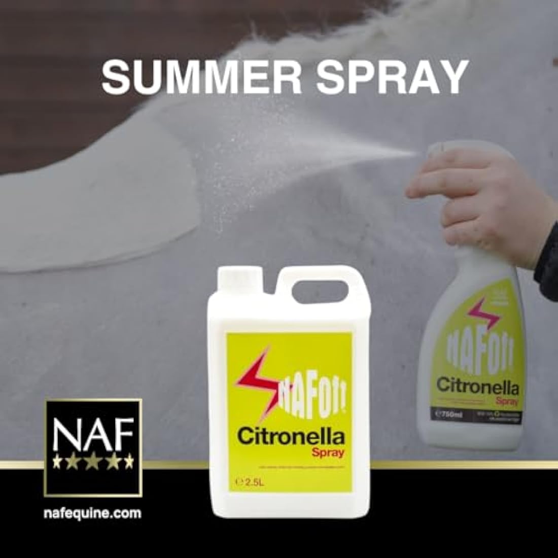NAF Off Citronella Spray – 750ml Natural Horse Fly Protection