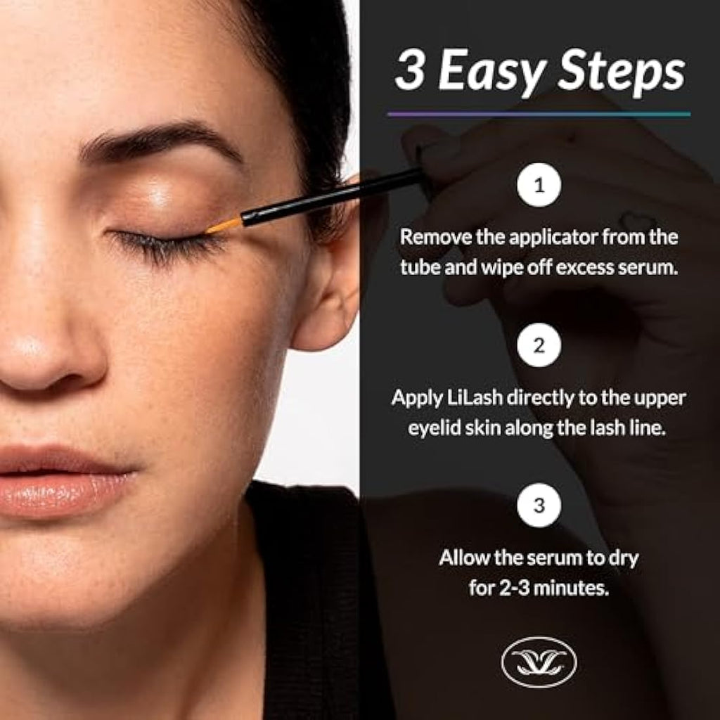 LiLash Purified Eyelash Growth Serum - Vegan & Sensitive Safe (2mL)