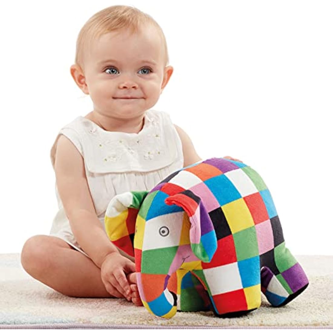 Elmer the Elephant Soft Toy – Colorful Plush Stuffed Animal by Jolof Store