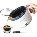 Electric Wax Melter for Candle Making with Thermometer
