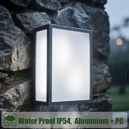 EBION Outdoor Wall Lantern – Modern IP54 Waterproof Aluminum Sconce