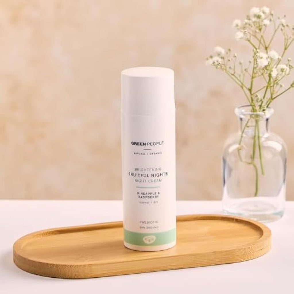 Green People Fruitful Nights Night Cream | Organic Rosehip & Prebiotics