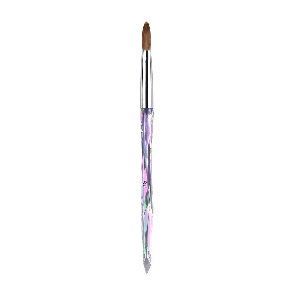 Alexnailart Symphony Handle Acrylic Nail Brush - Manicure Design Tool (8#)