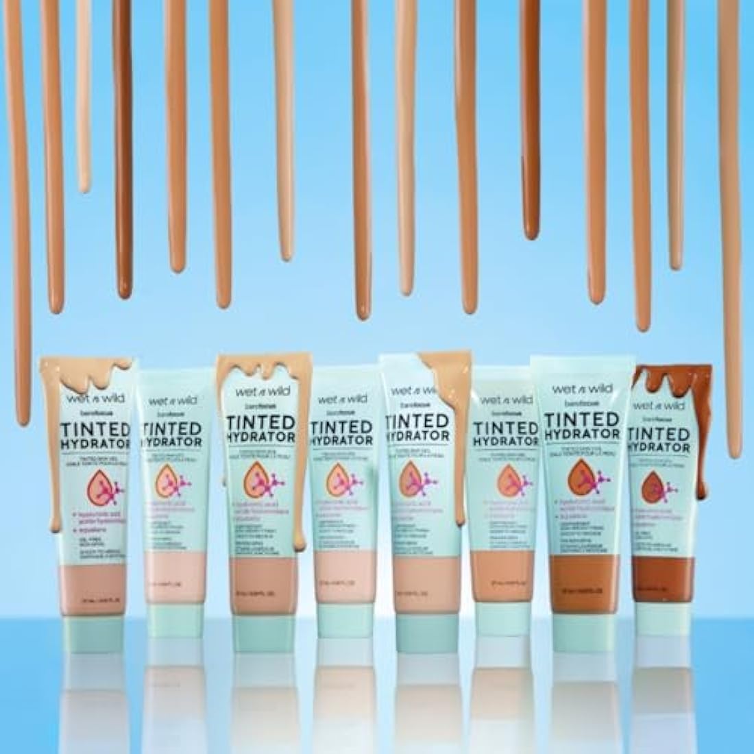 Wet n Wild Bare Focus Tinted Hydrator – Semi-Matte Moisturiser, Tan