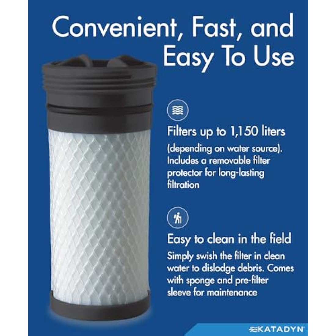 Katadyn Hiker Replacement Water Filter Cartridge – White Outdoor Gear