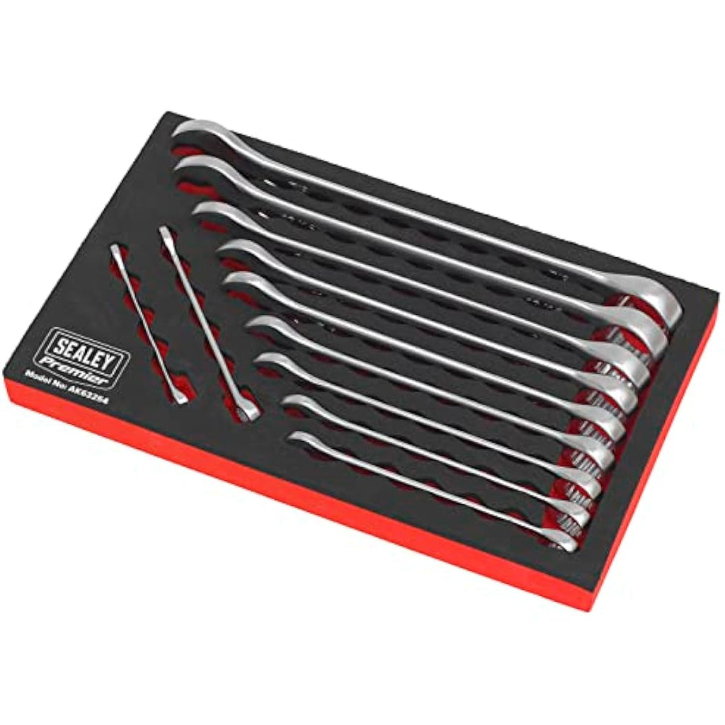 Sealey AK63254 11pc Imperial Combination Spanner Set | Chrome Vanadium