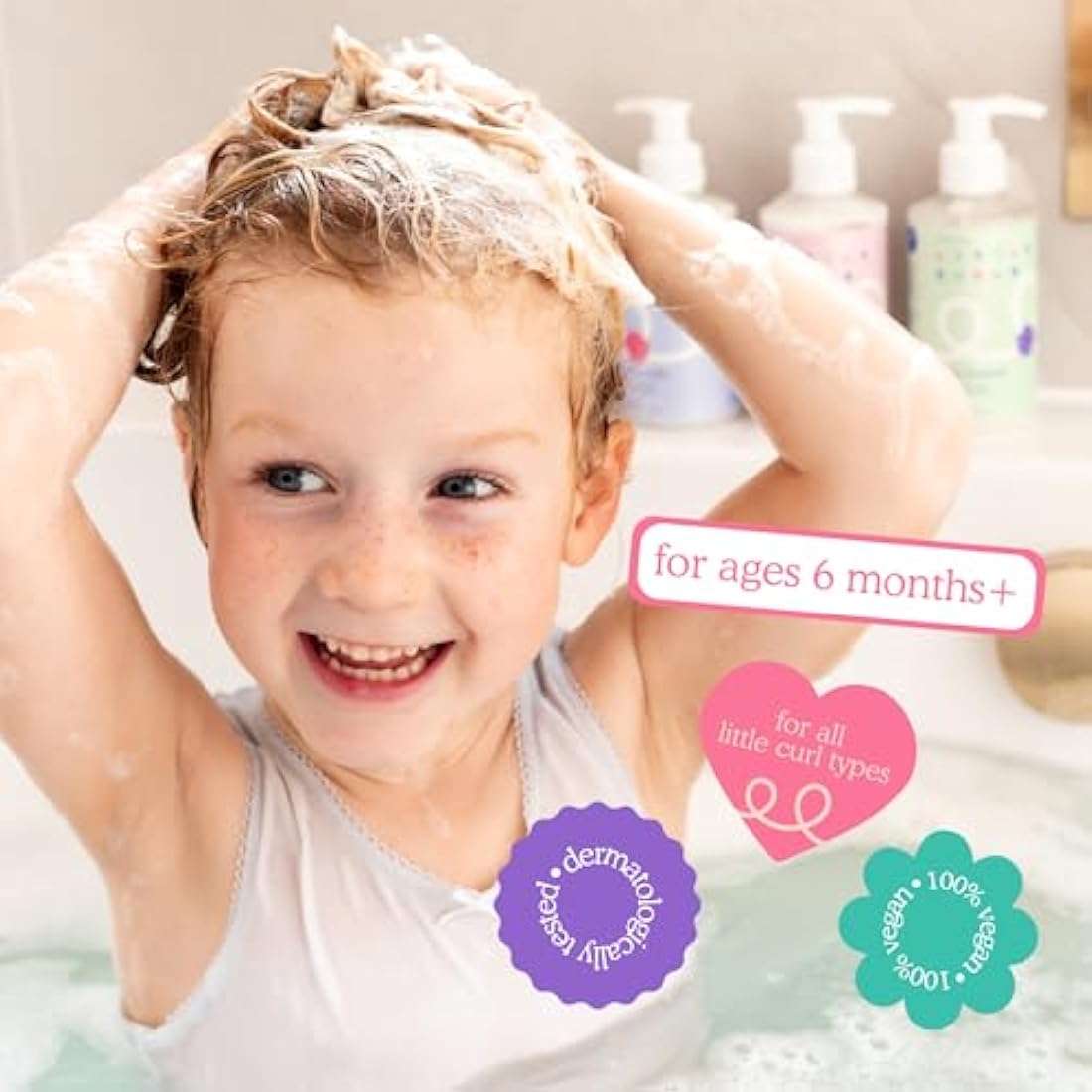Only Curls Little Bundle – Kids Curly Haircare Set with 98% Natural Ingredients