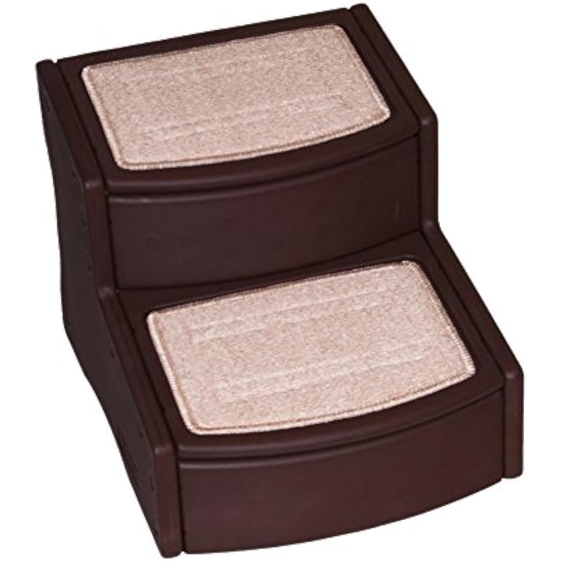 Pet Gear Easy Step II Dog Stairs – Washable Tread, Chocolate Cream