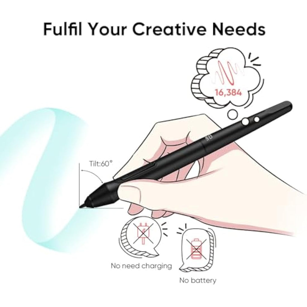 XPPen Deco mini7 V2 Graphics Drawing Tablet | 16K Pressure Levels