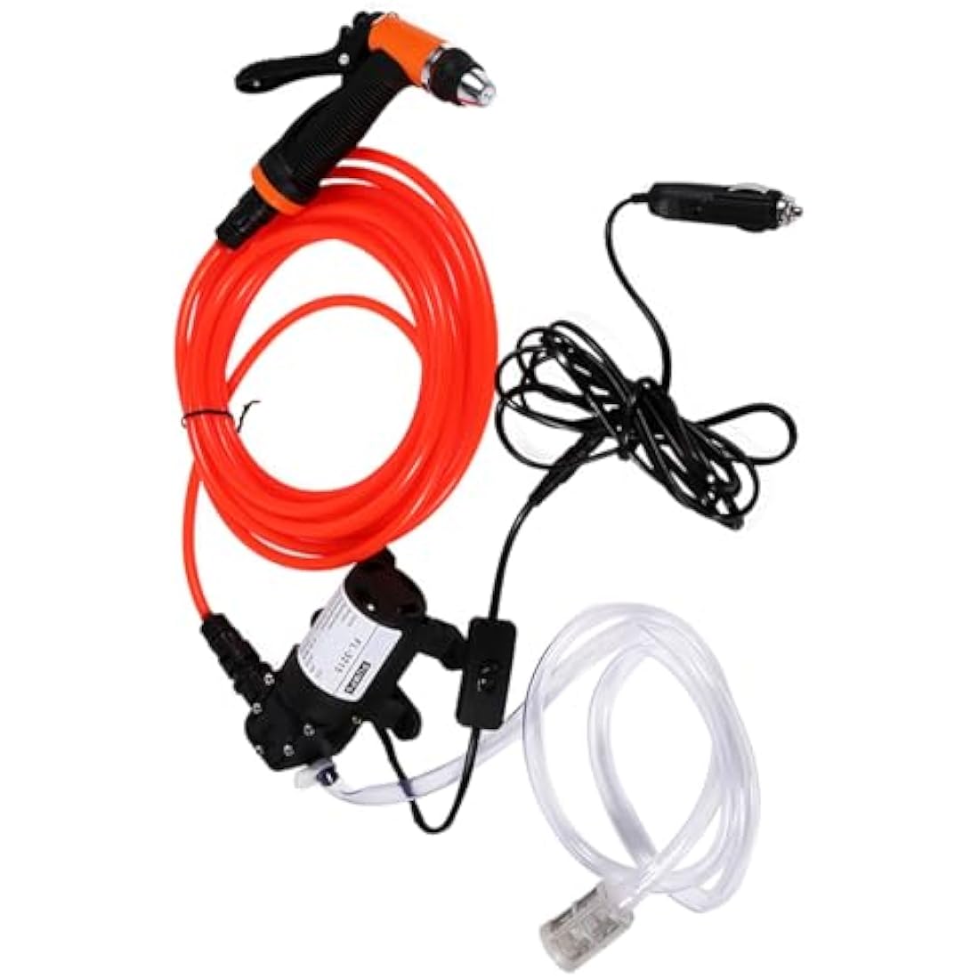 12V Portable Electric Car Washer Pump - High Pressure Device