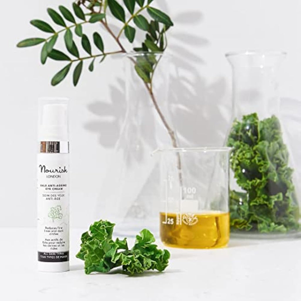 Nourish London Kale Anti-Ageing Eye Cream - Firming & Vegan - 10ml