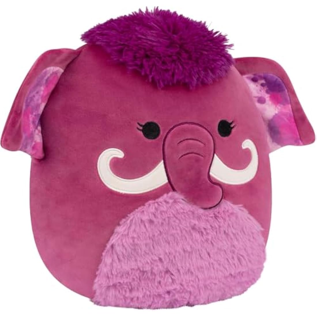 Squishmallows Magdalena the Magenta Woolly Mammoth 12-Inch Plush Toy