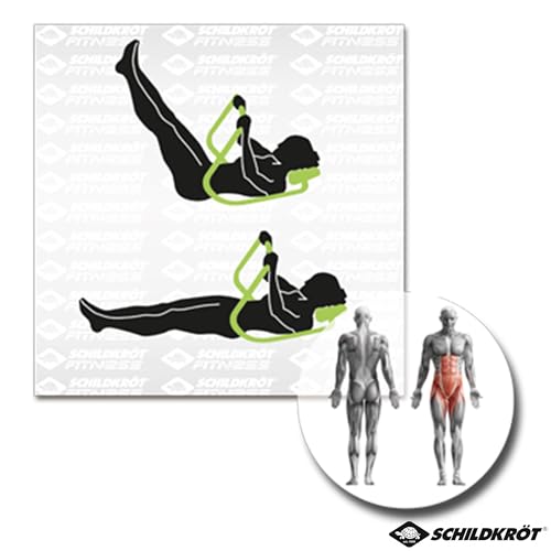 Schildkröt AB Trainer - Heavy-Duty Abdominal Core Roller - Black/Green