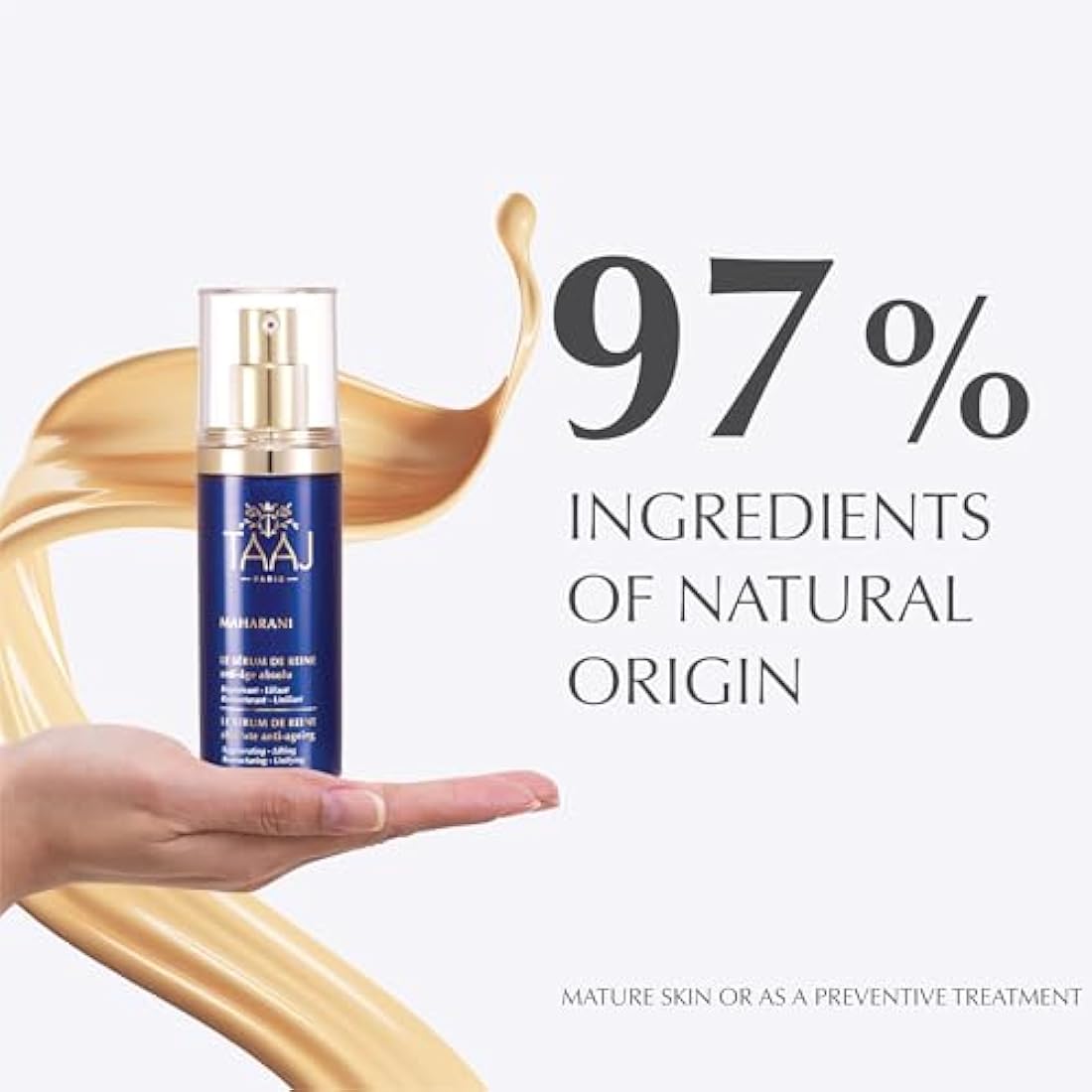 TAAJ Maharani Anti-Ageing Serum with Hyaluronic Acid & Collagen - 30ml
