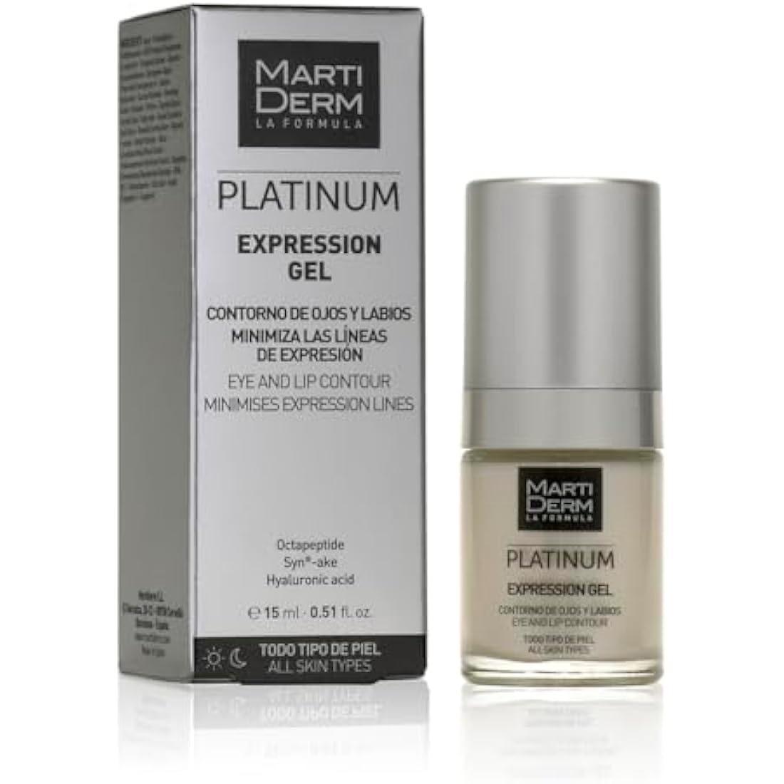Martiderm Eye and Lip Contour Gel – Anti-Aging Skincare, 15 ml