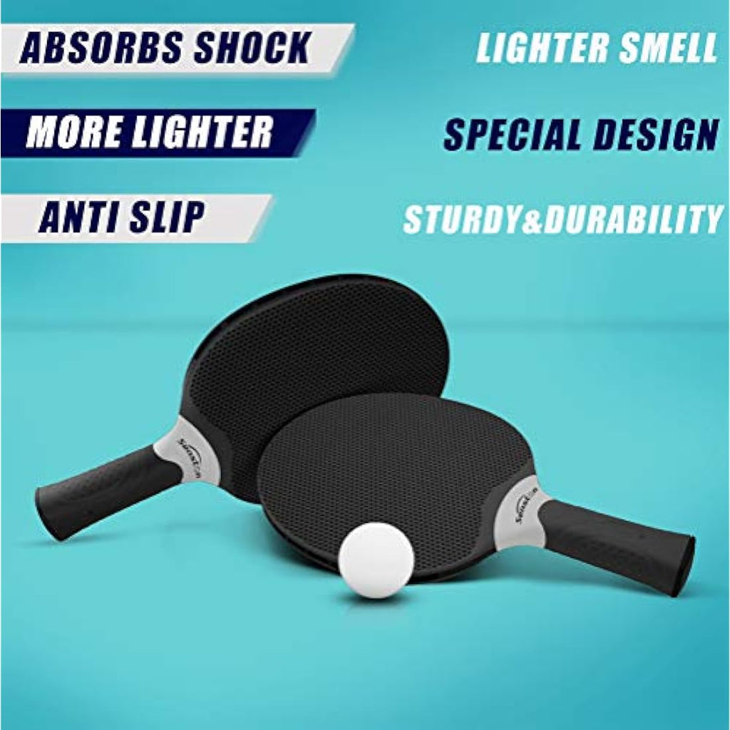 Senston Table Tennis Rackets Set | 2-4 Player Professional Ping Pong Paddles