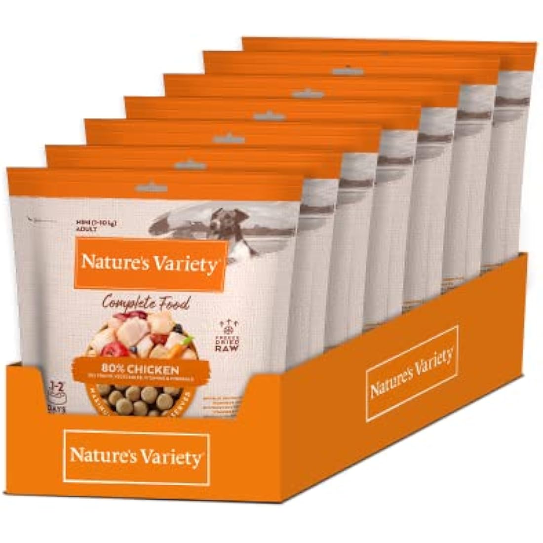 Nature's Variety Freeze Dried Chicken Dog Food - Grain Free 7 x 120g