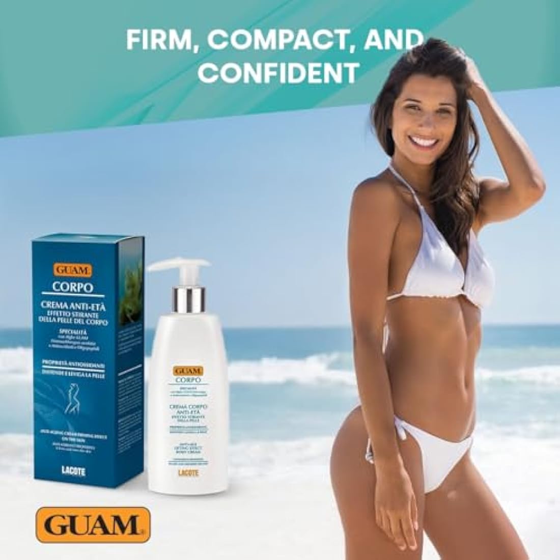 GUAM Anti Cellulite Firming Cream – Green Algae & Jojoba Oil Body Treatment