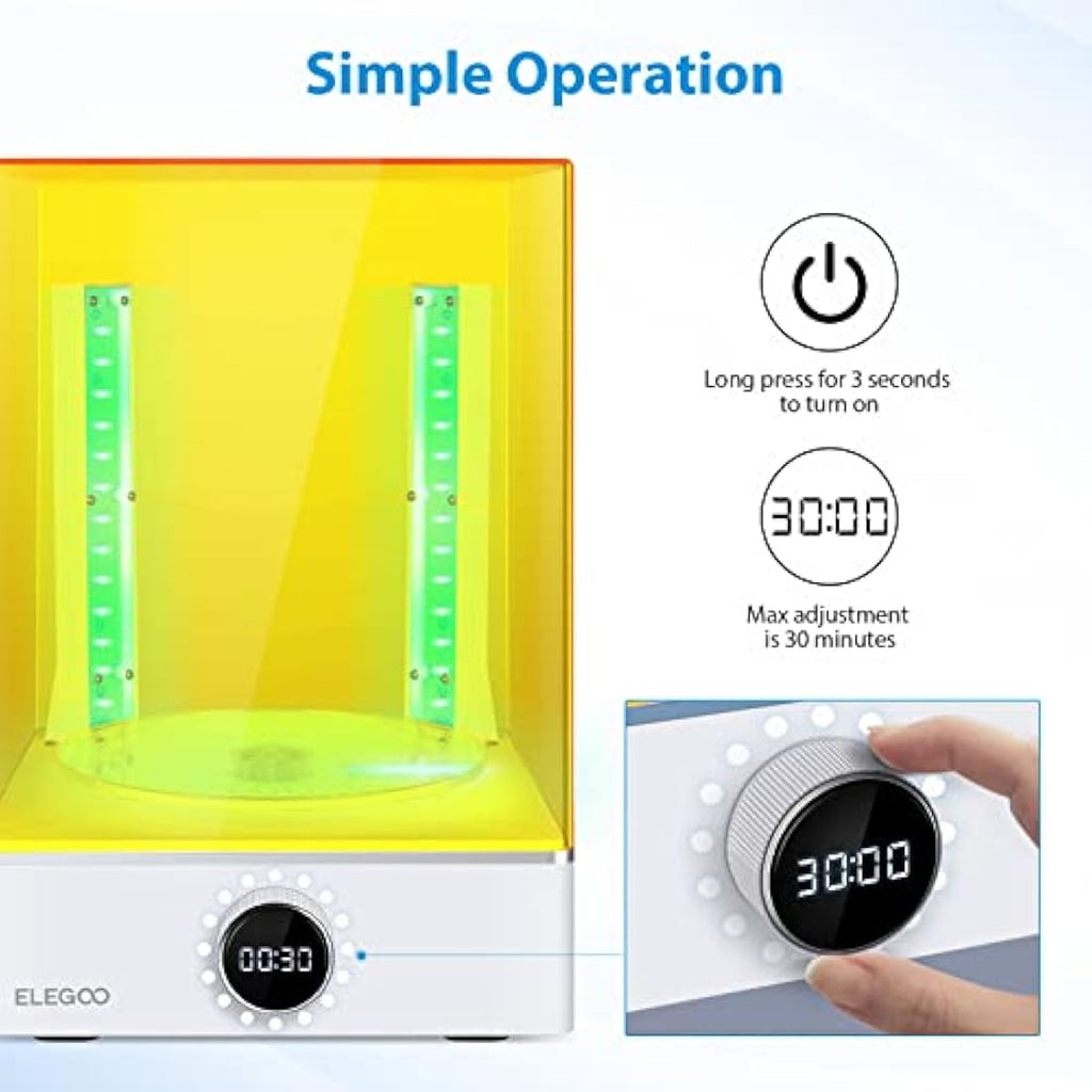 ELEGOO Mercury XS Bundle | Large Wash and Cure Station for Resin 3D Printers