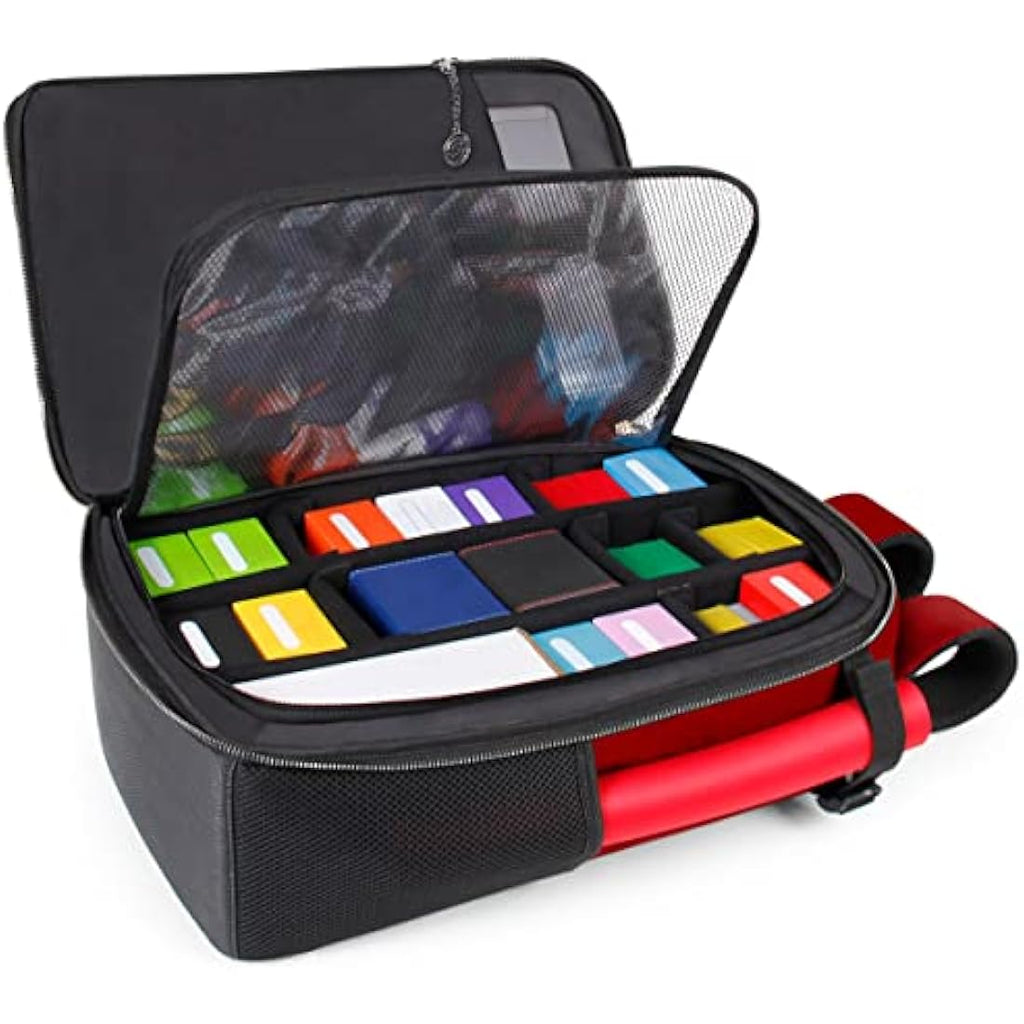 ENHANCE MTG Backpack – TCG Card Storage & Deck Box Organizer (Dragon Red)