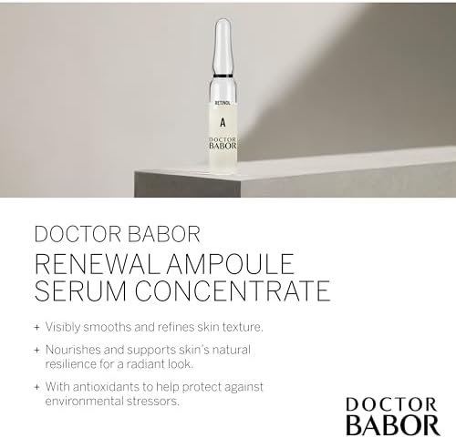DOCTOR BABOR Retinol Renewal Ampoules | Anti-Ageing Face Serum | 7 x 2 ml