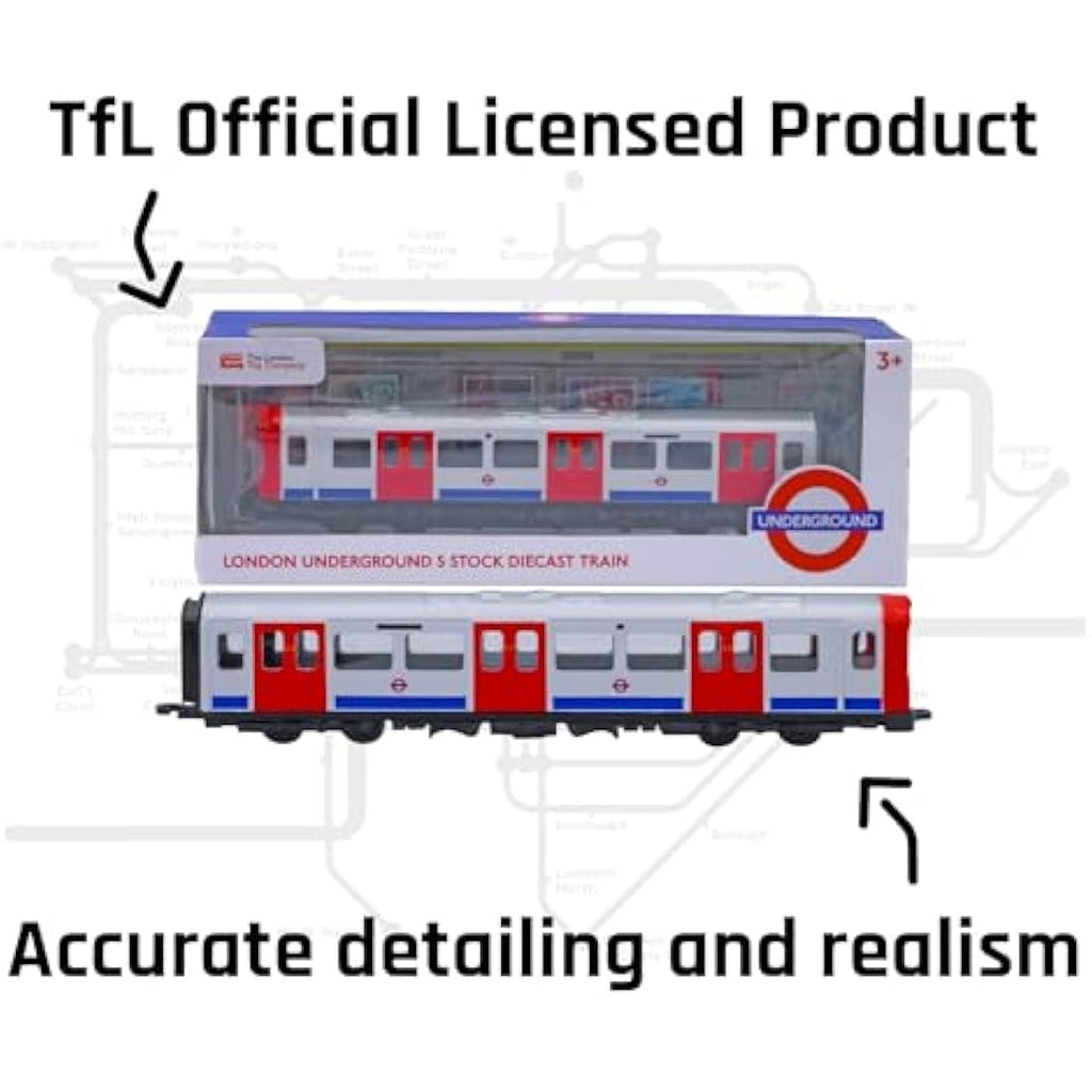 London Underground Tube Train – Diecast Metal Model Toy by TfL