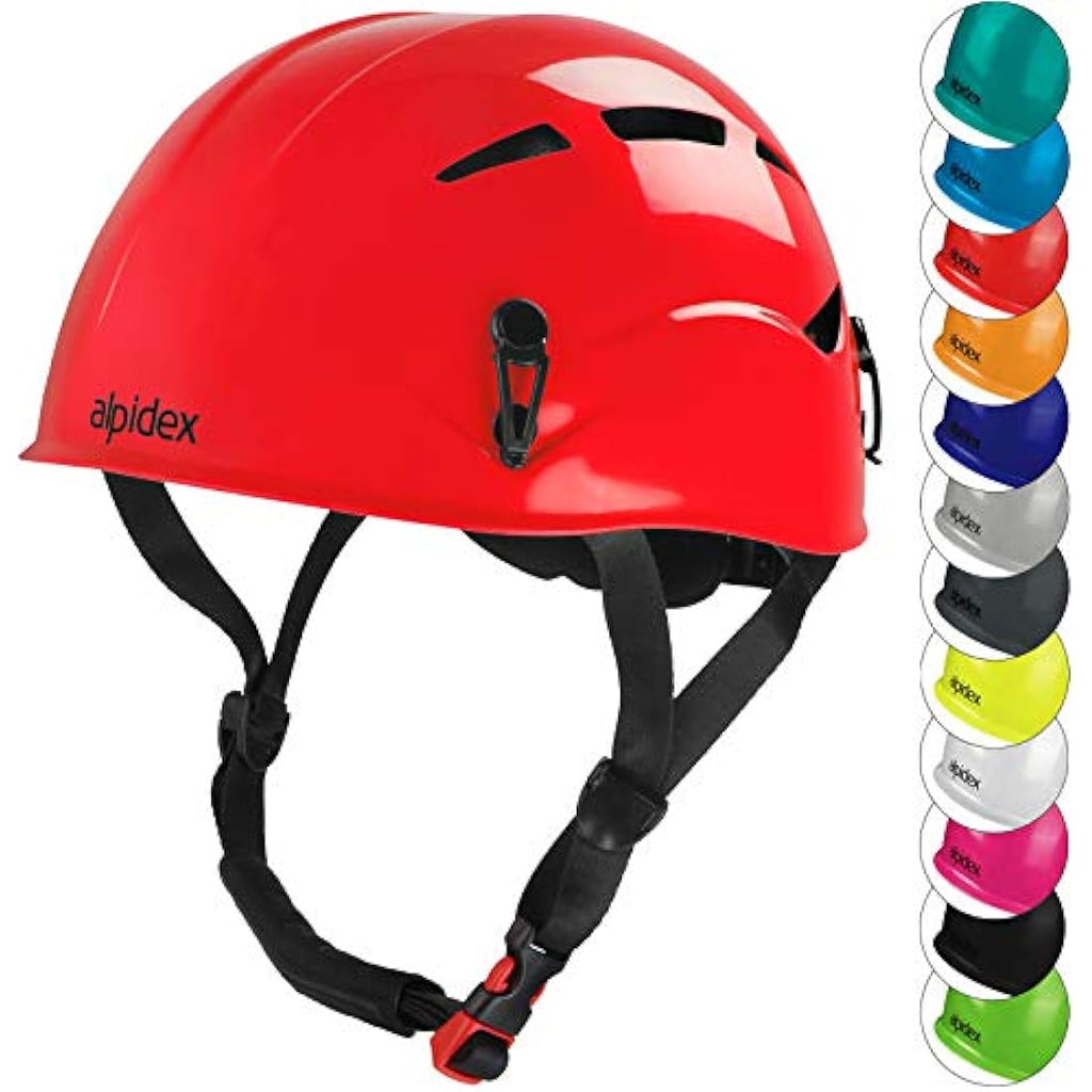 ALPIDEX Universal Climbing Helmet | EN12492 Safety Gear for Adults
