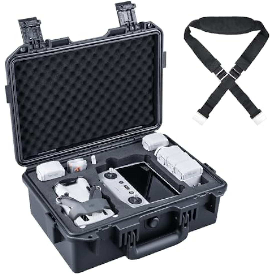 Lykus Titan MM410 Waterproof Hard Case for DJI Mini 4 Pro & Mini 3