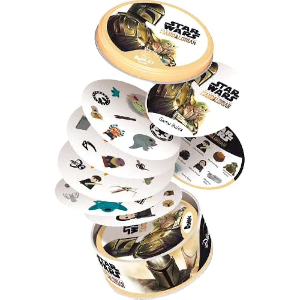 Asmodee Dobble Star Wars The Mandalorian Card Game – Ages 6+