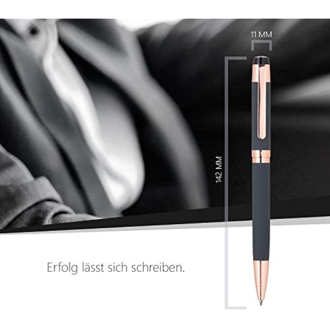Cerruti 1881 Thames Rollerball Pen – Gold Plated & Grey Lacquer