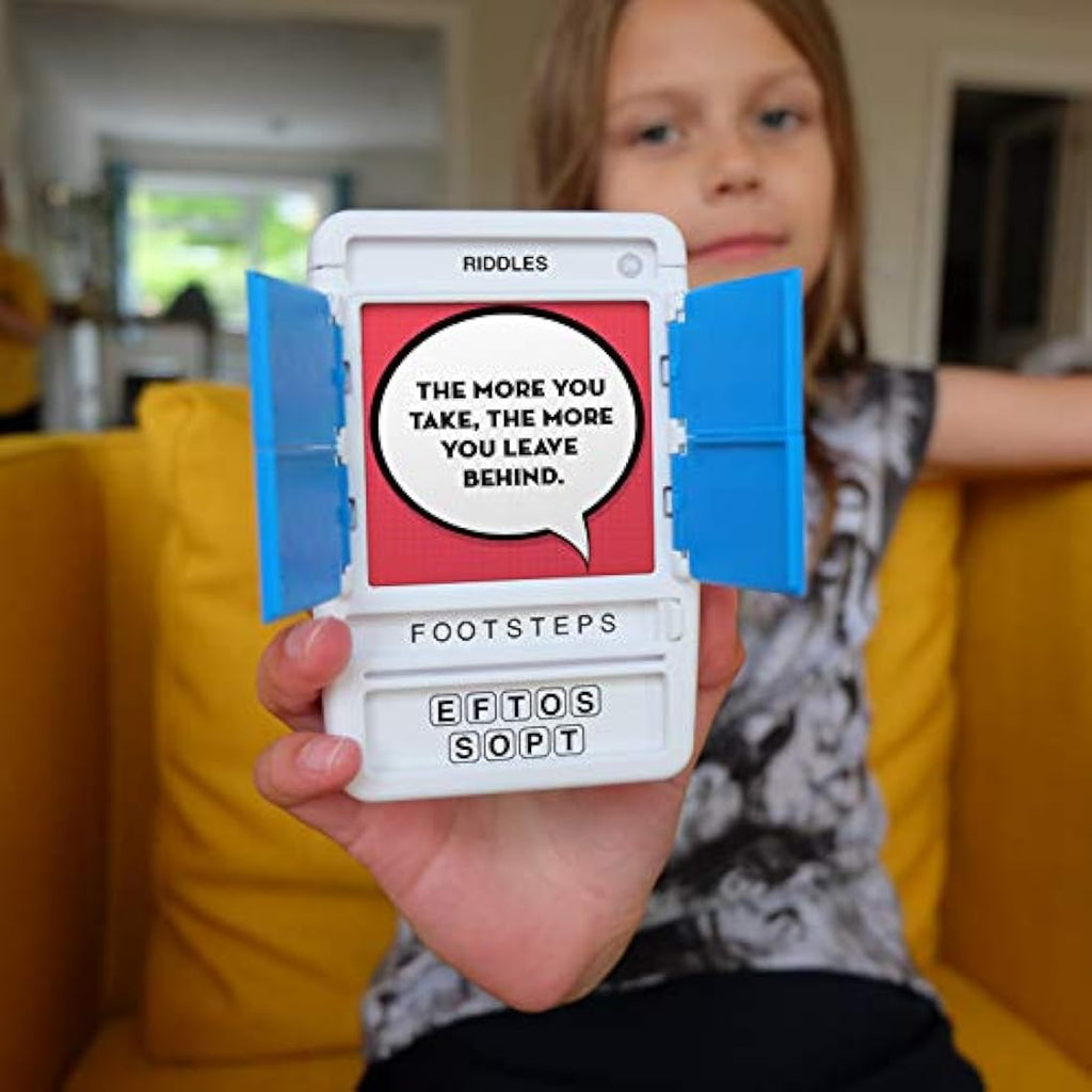 100 PICS Riddles Flash Cards – Travel Brain Teaser Game for Kids & Adults