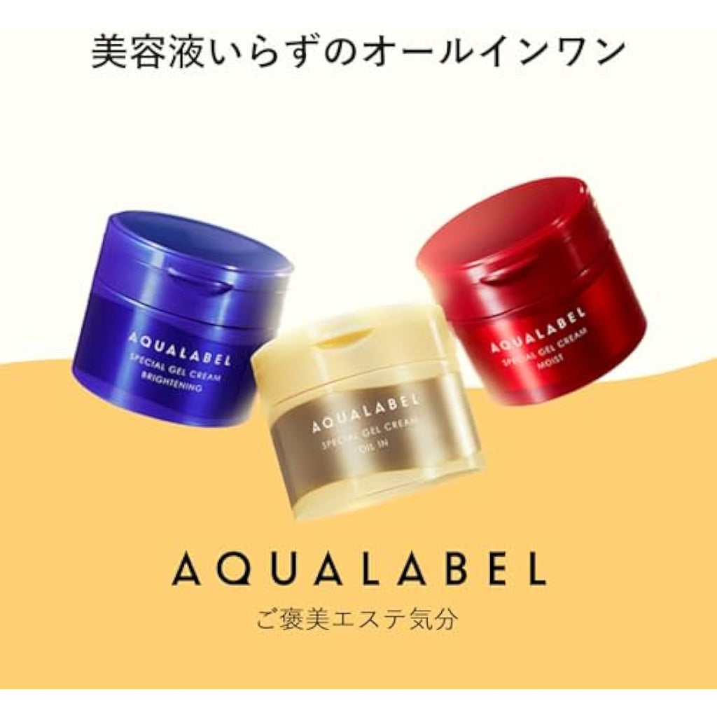 AQUALABEL Special Moist Gel Cream Ex 81g - Hydrating Face Cream Refill