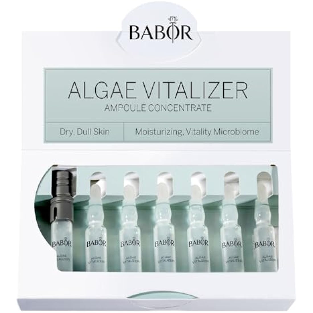 BABOR Algae Vitalizer Face Serum Ampoules | Revitalising Vegan Formula