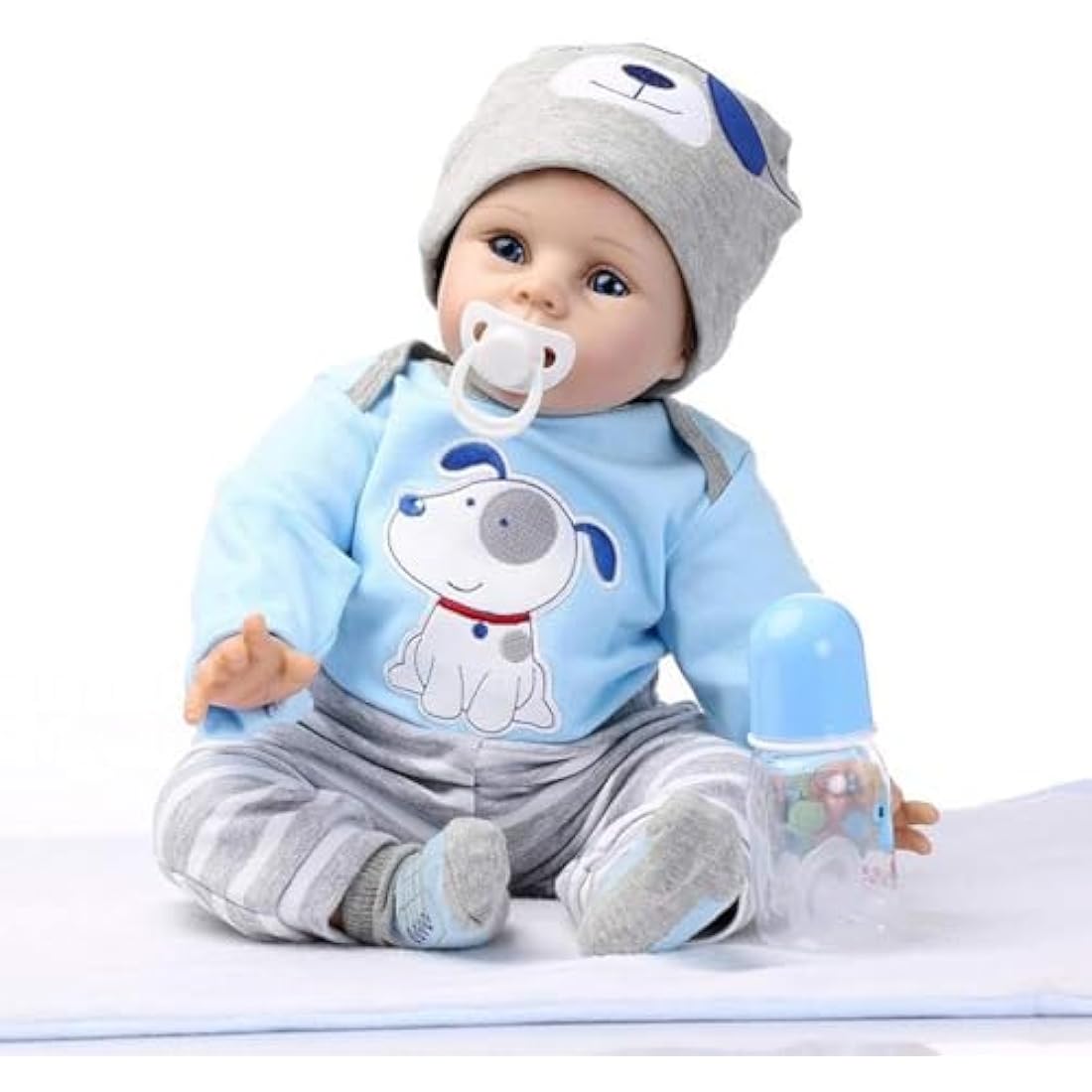 ZIYIUI 22 Inch Reborn Baby Doll | Realistic Silicone Vinyl Handmade Toy