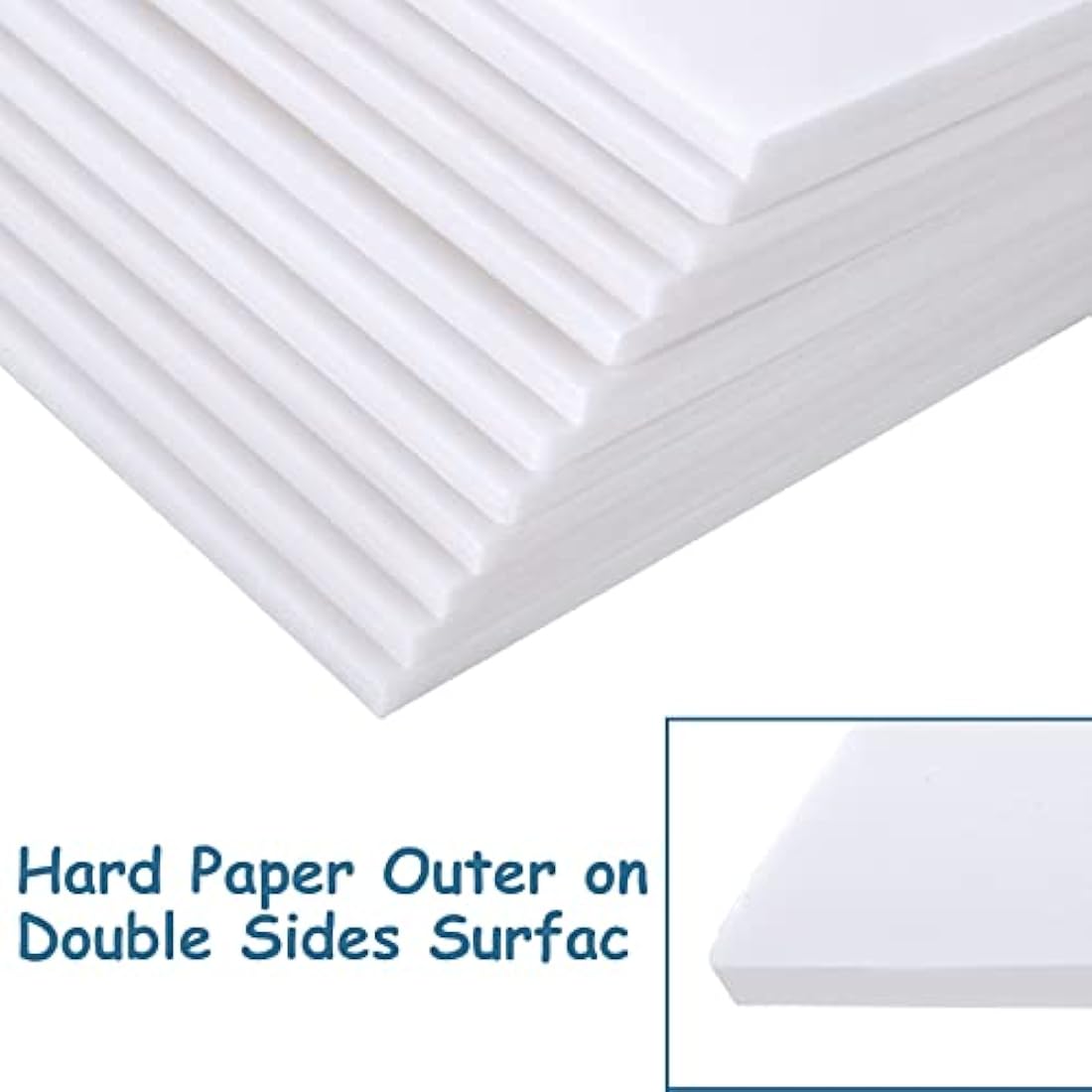 ASelected A3 White Foam Board - 5mm Thick Polystyrene Sheets (10 Pack)