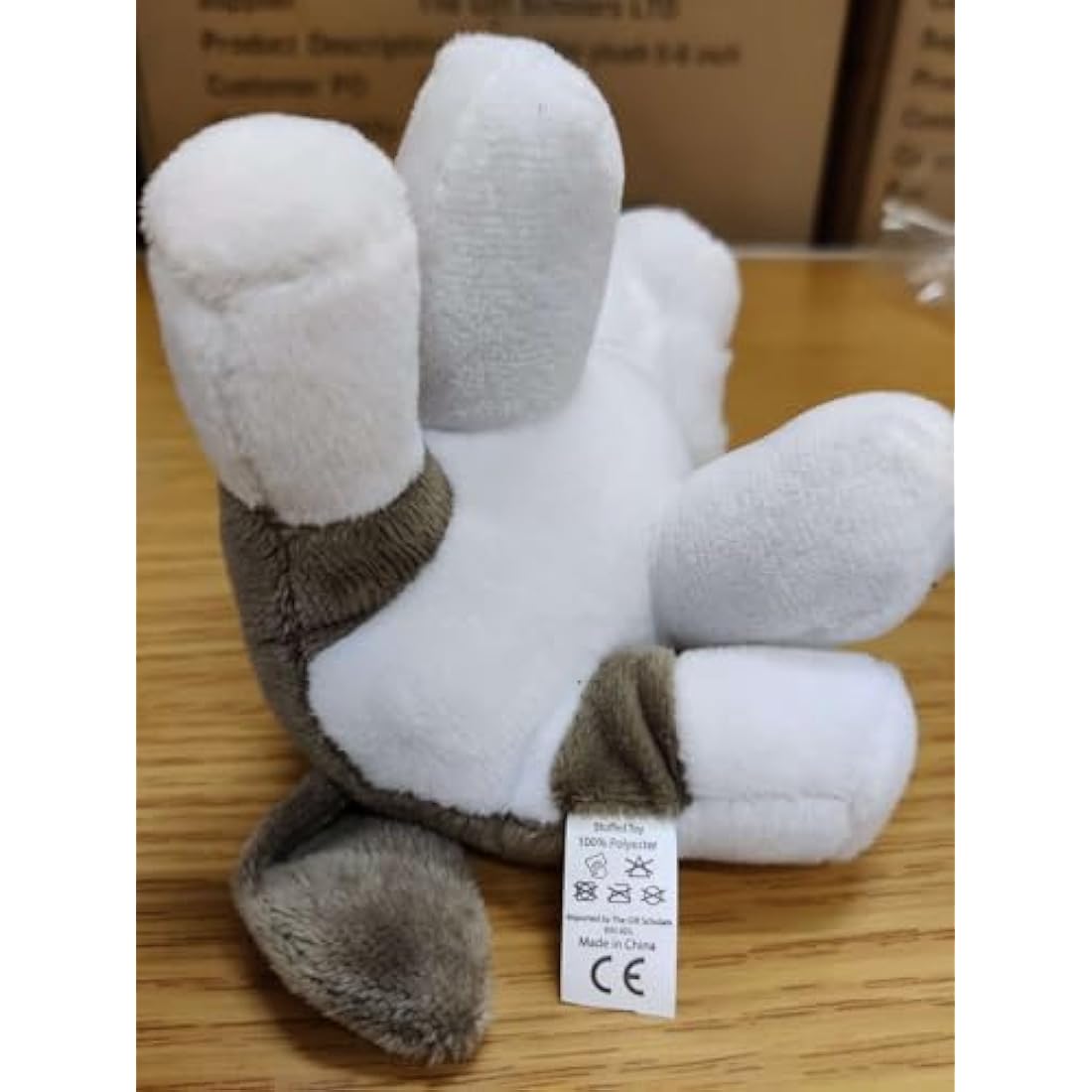 Zappi Co Wolf Plush Toy – Soft Stuffed Animal for Kids (15cm)