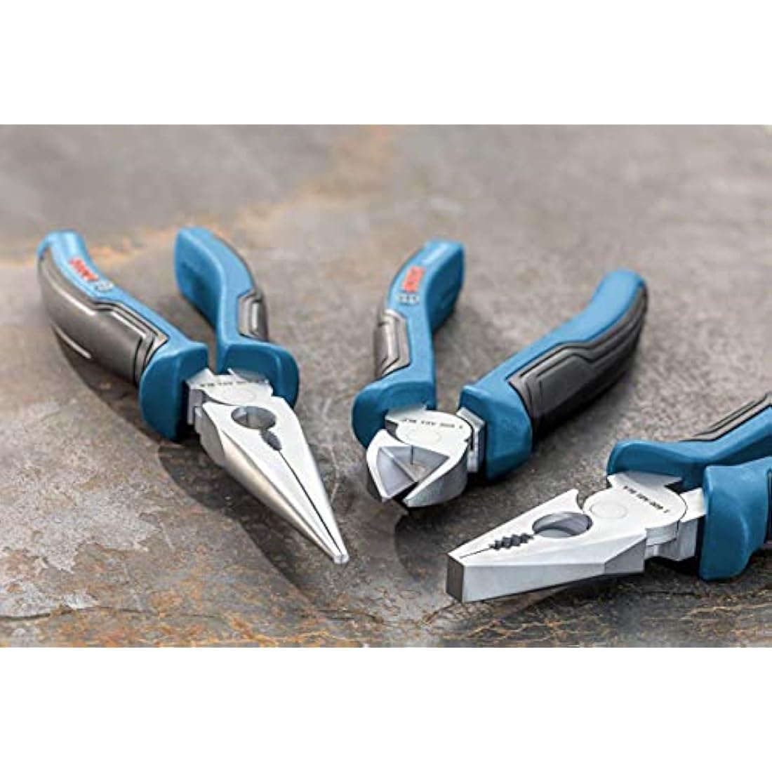 Bosch Professional 3-Piece Pliers Set – Chrome Vanadium Steel Tools