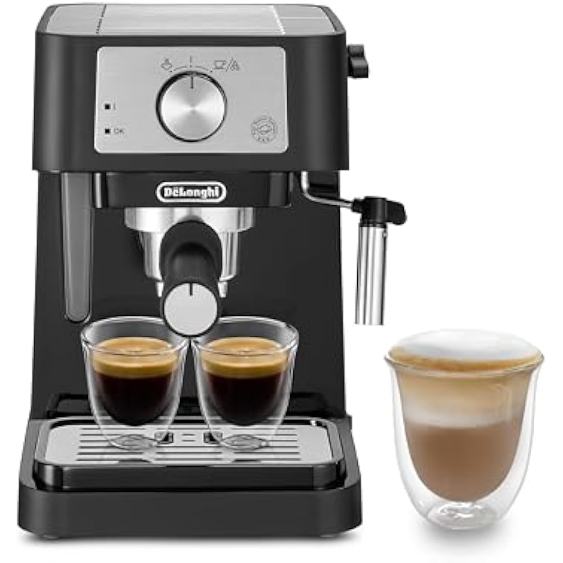 De'Longhi Stilosa EC260.BK Espresso Machine | 15-Bar Pump & Steam Arm
