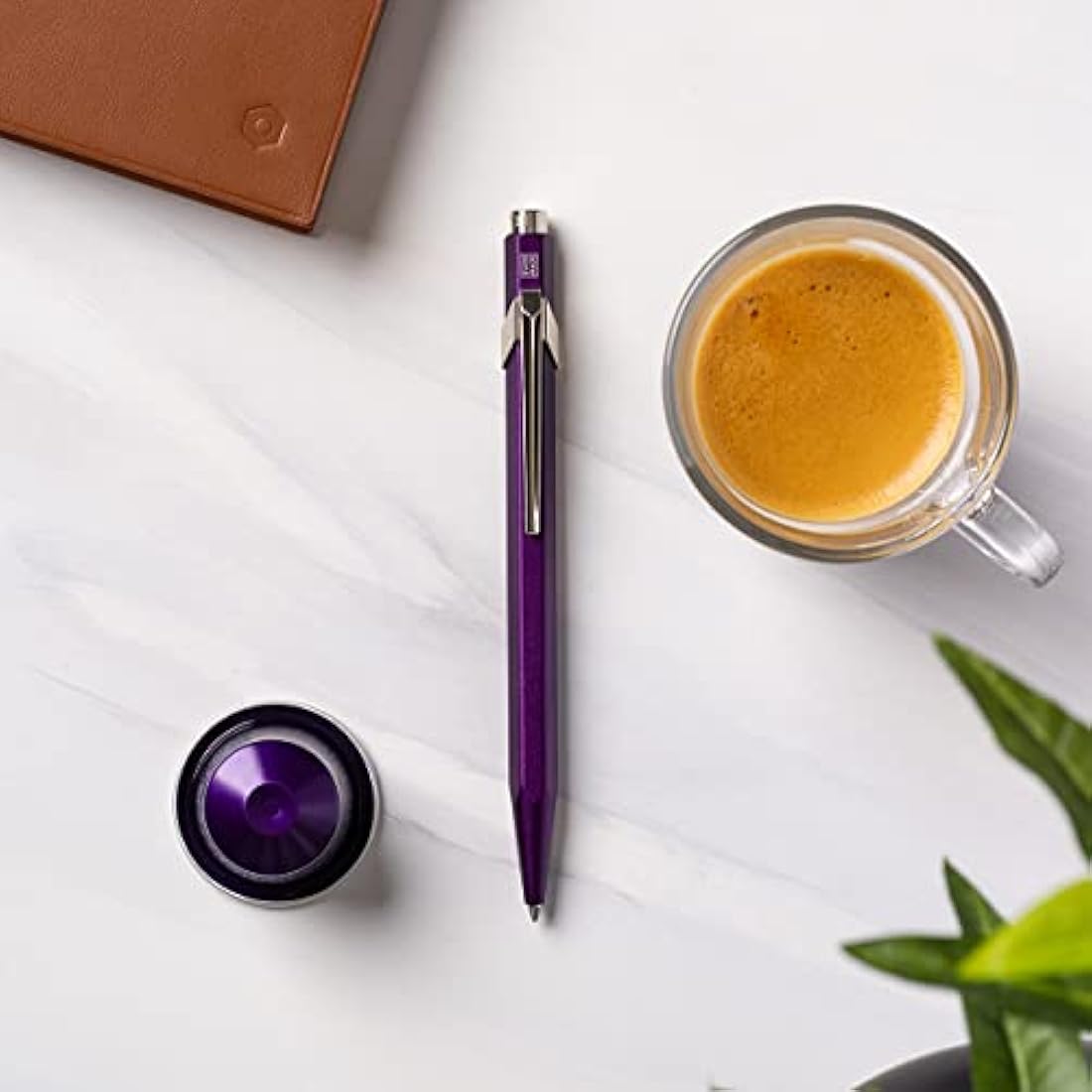 Caran d'Ache 849 Nespresso Ballpoint Pen – Recycled Deep Purple
