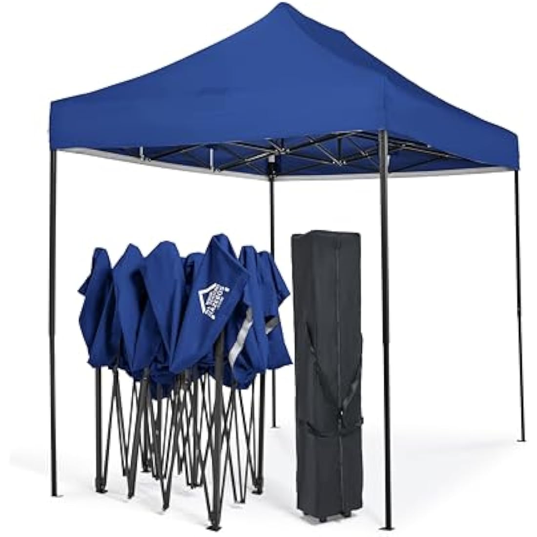 All Seasons Gazebos 3x2m Heavy Duty Pop Up Gazebo with Side Walls - Blue