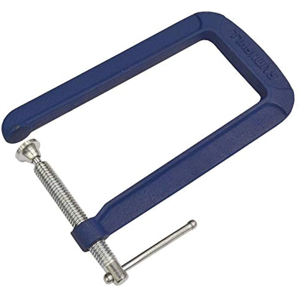 Faithfull Deep Throat G Clamp – 200mm (8in) Heavy-Duty Metal Tool