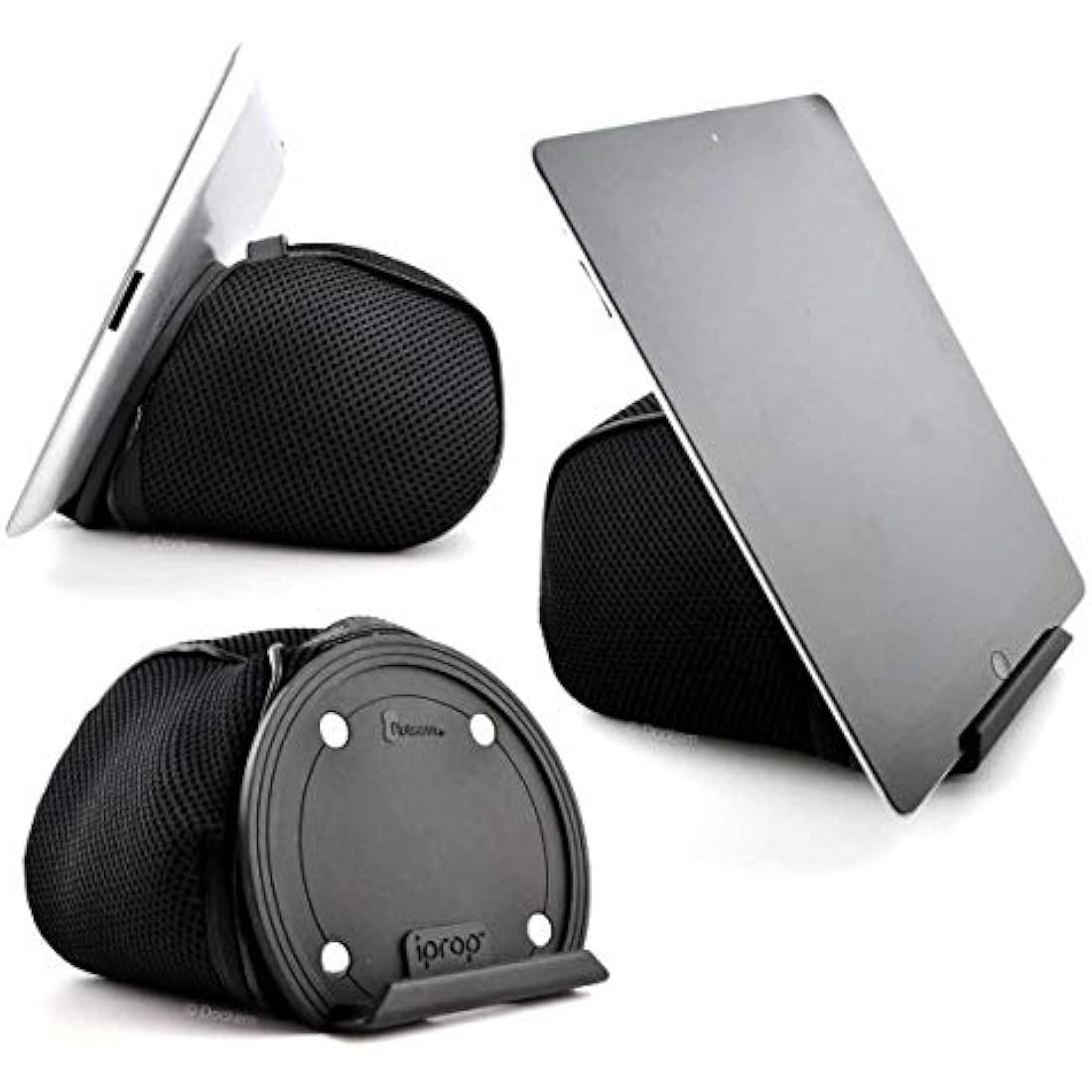 iProp iPad Bed & Lap Stand – Bean Bag Tablet Holder for Travel | Black