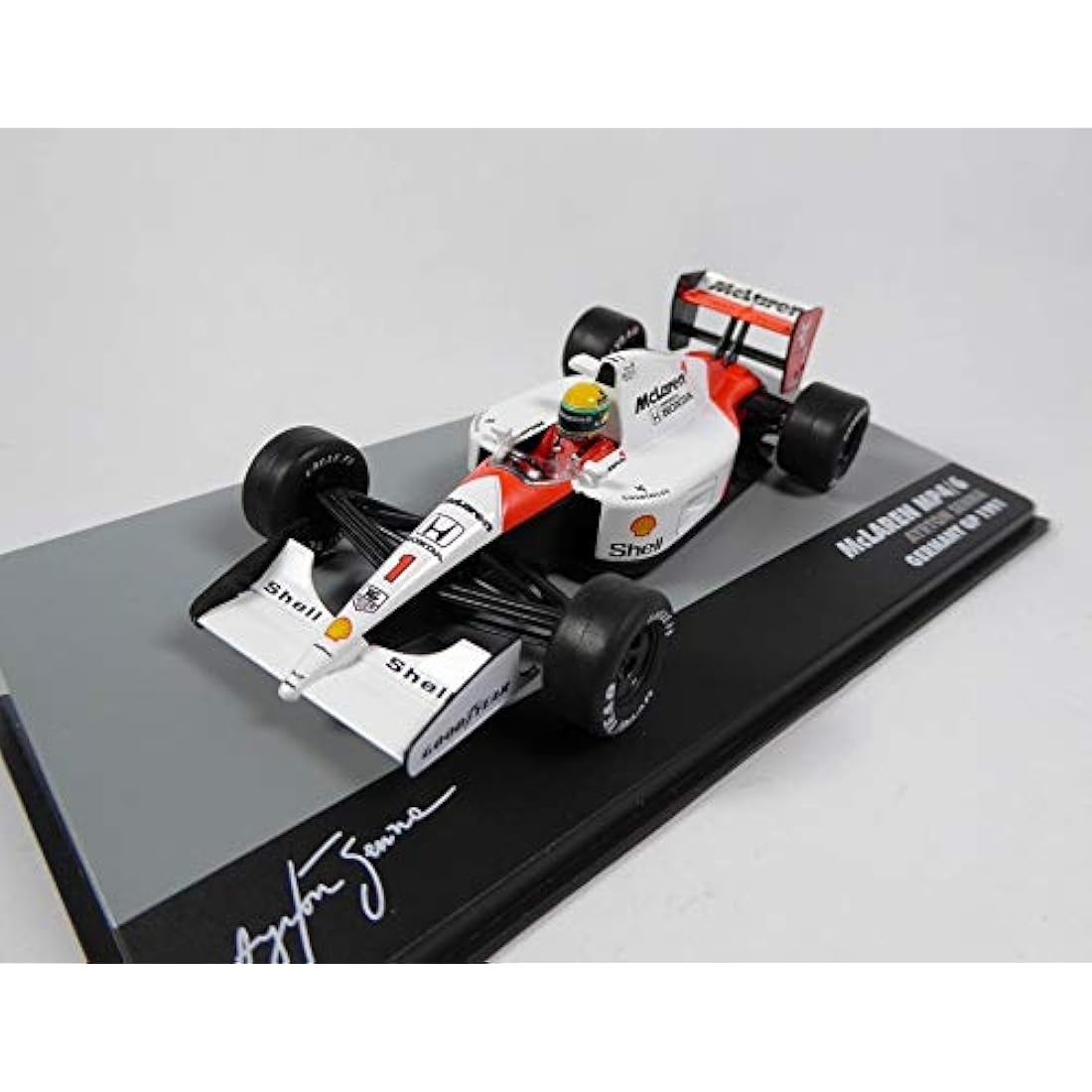 Ayrton Senna McLaren MP4/6 #1 – 1991 Formula 1 Diecast Model 1:43