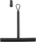 Brabantia Silicone Shower Squeegee with Hook – Dark Grey Glass Wiper