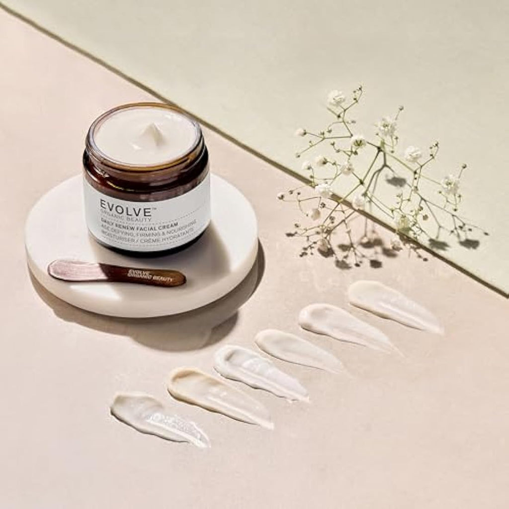 Evolve Organic Beauty Daily Renew Facial Cream with Hyaluronic Acid