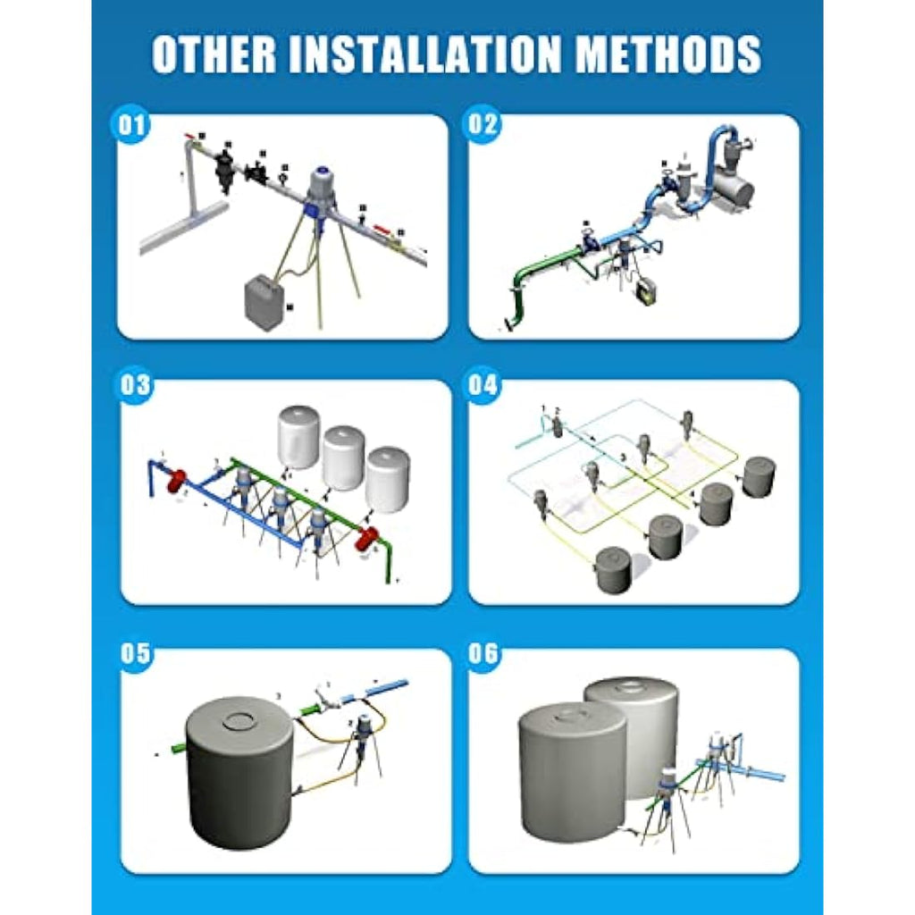 NEWTRY Water Powered Fertilizer Injector | 0.4%-4% Dosing Pump